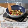 imageNuwave Healthy Duralon Blue Ceramic Nonstick Cookware Set Diamond Infused ScratchResistant PFAS Free Dishwasher ampamp Oven Safe Induction Ready ampamp Evenly Heats Tempered Glass Lids ampamp StayCool HandlesCool Gray