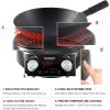 imageNuwave Mosaic Induction Wok Temp Control 100F575F in 5F Wok Hei Infuse Charred Aroma ampamp Flavor 14inch Carbon Steel Wok 8pc Bamboo AccessoriesInduction Wok with 8pc Bamboo Kit