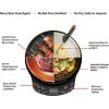 imageNuwave Mosaic Induction Wok Temp Control 100F575F in 5F Wok Hei Infuse Charred Aroma ampamp Flavor 14inch Carbon Steel Wok 8pc Bamboo AccessoriesInduction PIC Flex  4Qt Everyday Pan