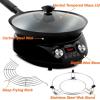 imageNuwave Mosaic Induction Wok Temp Control 100F575F in 5F Wok Hei Infuse Charred Aroma ampamp Flavor 14inch Carbon Steel Wok 8pc Bamboo AccessoriesInduction Wok