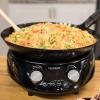 imageNuwave Mosaic Induction Wok Temp Control 100F575F in 5F Wok Hei Infuse Charred Aroma ampamp Flavor 14inch Carbon Steel Wok 8pc Bamboo AccessoriesInduction Wok with 8pc Bamboo Kit