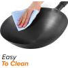 imageNuwave Mosaic Induction Wok Temp Control 100F575F in 5F Wok Hei Infuse Charred Aroma ampamp Flavor 14inch Carbon Steel Wok 8pc Bamboo AccessoriesInduction Wok