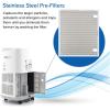 imageNuwave Replacement Stainless Steel PreFilter for the NuWave OxyPure Zero Smart Air Purifier Made ampamp Sold by Original Manufacturer for OxyPure Zero Models 47251 47261White