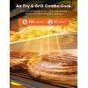 imageNuwave TODD ENGLISH Air Fryer Grill Oven Combo TRUE Char ampamp Flavor 100 in 1 Super Convection Toaster Oven Countertop Excellent Thermal Insulation POWERPORT PlugIn Grill 550F Stainless SteelProSmart Grill