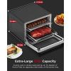imageNuwave TODD ENGLISH iQ360 Digital Smart Oven 20in1 Convection Infrared Grill Griddle Combo 34Qt Mega Capacity 1800 Watts Adjustable Triple Surround Heat Zones Smart Thermometer WIFI Enabled LargeBlack