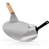 imageNuwave 2pc Pizza Kit 10 Stainless Steel Pizza Peel Stainless Steel Pizza CutterServer Combo Great for Thin and Thick Pizza baking homemade pizza bread