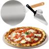 imageNuwave Brick OvenStyle 3pc Pizza Kit115 Cordierite Pizza Stone10quot SS Pizza Peel SS Pizza CutterServer For Indoor Electric Ovens Outdoor Gas Wood Fire Grills BBQ Grilling NuWave Bravo XL