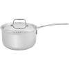 imageNuwave Commercial 3Quart Stainless Steel Saucepan with Vented Lid TriPly Construction Premium 1810 Stainless Steel