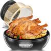 imageNuwave TODD ENGLISH Air Fryer Grill Oven Combo TRUE Char ampamp Flavor 100 in 1 Super Convection Toaster Oven Countertop Excellent Thermal Insulation POWERPORT PlugIn Grill 550F Stainless SteelPower Dome  Grill