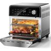 imageNuwave TODD ENGLISH Air Fryer Grill Oven Combo TRUE Char ampamp Flavor 100 in 1 Super Convection Toaster Oven Countertop Excellent Thermal Insulation POWERPORT PlugIn Grill 550F Stainless SteelProSmart Grill
