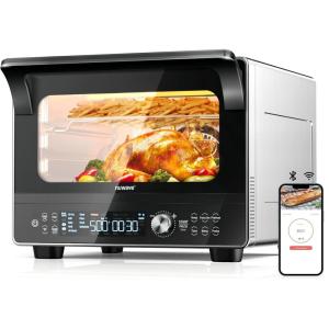 imageNuwave TODD ENGLISH iQ360 Digital Smart Oven 20in1 Convection Infrared Grill Griddle Combo 34Qt Mega Capacity 1800 Watts Adjustable Triple Surround Heat Zones Smart Thermometer WIFI Enabled LargeBlack