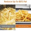 imageNuwave Bravo XL Air Fryer Toaster Smart Oven 12in1 Countertop GrillGriddle Combo 30Qt XL Capacity 50F500F adjustable in precise 5F increments Integrated Smart Thermometer Linear T Technologysilver