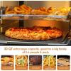 imageNuwave Bravo XL Air Fryer Toaster Smart Oven 12in1 Countertop GrillGriddle Combo 30Qt XL Capacity 50F500F adjustable in precise 5F increments Integrated Smart Thermometer Linear T Technologysilver