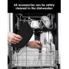 imageNuwave Brio 10in1 Air Fryer 725Qt with Patented Linear T Thermal Technology for Crisping Roasting Dehydrating and Reheating NonStick Dishwasher Safe Basket and App with 100 Recipes  Black155QT Brio Air Fryer