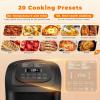 imageNuwave Brio 10in1 Air Fryer 725Qt with Patented Linear T Thermal Technology for Crisping Roasting Dehydrating and Reheating NonStick Dishwasher Safe Basket and App with 100 Recipes  Black725QT Brio Air Fryer