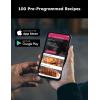 imageNuwave Brio 10in1 Air Fryer 725Qt with Patented Linear T Thermal Technology for Crisping Roasting Dehydrating and Reheating NonStick Dishwasher Safe Basket and App with 100 Recipes  Black155QT Brio Air Fryer