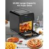 imageNuwave Brio 10in1 Air Fryer 725Qt with Patented Linear T Thermal Technology for Crisping Roasting Dehydrating and Reheating NonStick Dishwasher Safe Basket and App with 100 Recipes  Black155QT Brio Air Fryer