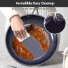 imageNuwave Lux 13pc Forged Lightweight Cookware Set PFAS Free Healthy G10 Duralon Ceramic Coating Ultra NonStick StayCool Handles Works on All Cooktops ampamp Induction ReadyEggplant