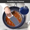 imageNuwave Lux 13pc Forged Lightweight Cookware Set PFAS Free Healthy G10 Duralon Ceramic Coating Ultra NonStick StayCool Handles Works on All Cooktops ampamp Induction ReadyBlueberry