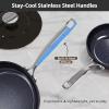 imageNuwave Lux 13pc Forged Lightweight Cookware Set PFAS Free Healthy G10 Duralon Ceramic Coating Ultra NonStick StayCool Handles Works on All Cooktops ampamp Induction ReadyBlack Coffee