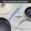 imageNuwave Lux 13pc Forged Lightweight Cookware Set PFAS Free Healthy G10 Duralon Ceramic Coating Ultra NonStick StayCool Handles Works on All Cooktops ampamp Induction ReadyOyster