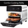 imageNuwave Smart Air Fryer Oven with POWERPORT PlugIn Grill for DualZone Efficient Cook 100 in 1 Advanced Convection Toaster Oven Countertop wInsulated 2Glass Door 550F Preheat Stainless Steel