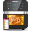 imageNuwave Brio 10in1 Air Fryer 725Qt with Patented Linear T Thermal Technology for Crisping Roasting Dehydrating and Reheating NonStick Dishwasher Safe Basket and App with 100 Recipes  Black155QT Brio Air Fryer