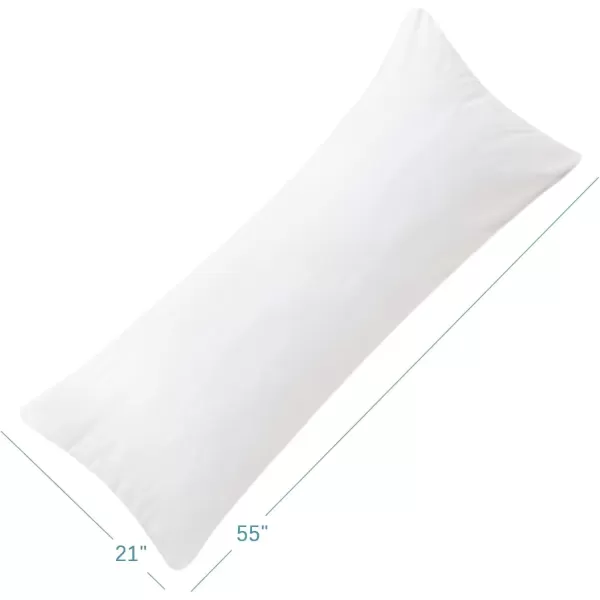 image4 Pack Pillow Protectors with Zipper Breathable ampamp Noiseless ampamp Durable 100 Waterproof Pillow Cases Standard Size White Pillow ProtectorBody Pillow