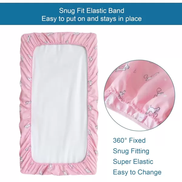 imageBassinet Sheet 4 Pack for Baby Boys or Girls Bassinet Sheets Ultra Soft Universal Fit for Most Rectangle Oval Hourglass Bassinet Mattress Bassinet Sheets GreyPink