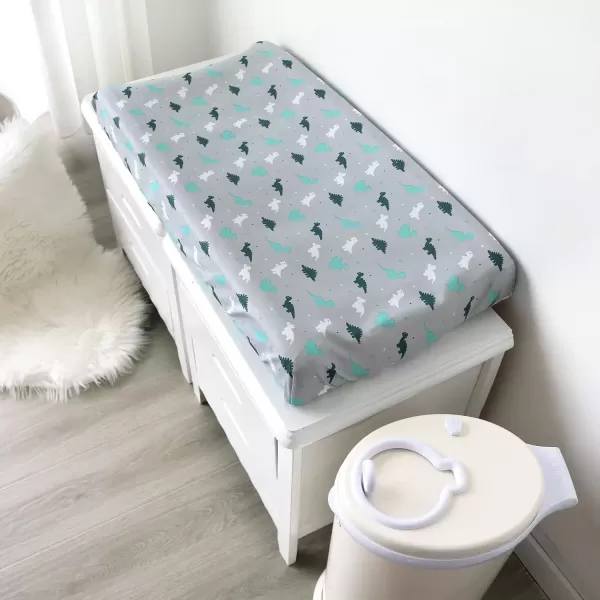imageBassinet Sheet 4 Pack for Baby Boys or Girls Bassinet Sheets Ultra Soft Universal Fit for Most Rectangle Oval Hourglass Bassinet Mattress Bassinet Sheets GreyGrey