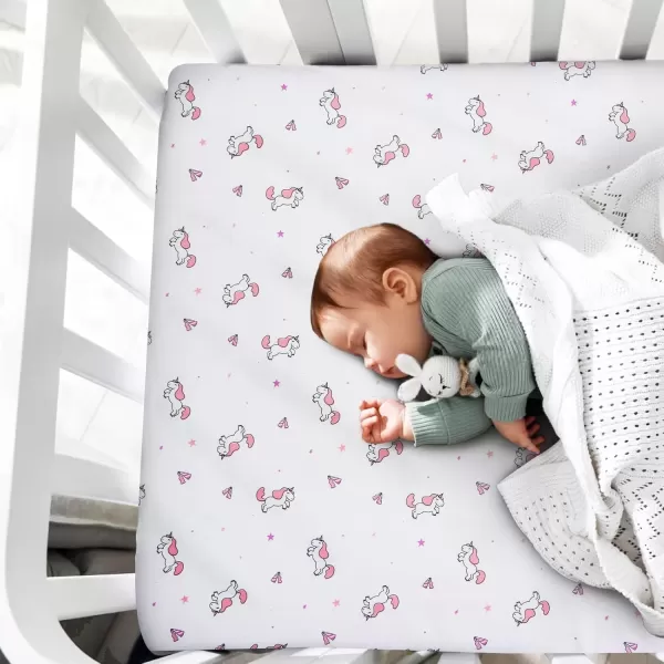 imageBassinet Sheet 4 Pack for Baby Boys or Girls Bassinet Sheets Ultra Soft Universal Fit for Most Rectangle Oval Hourglass Bassinet Mattress Bassinet Sheets GreyPink  Purple