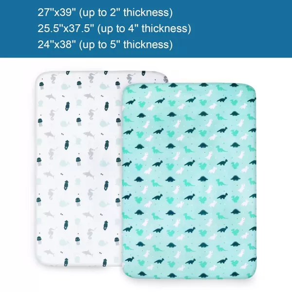 imageBassinet Sheet 4 Pack for Baby Boys or Girls Bassinet Sheets Ultra Soft Universal Fit for Most Rectangle Oval Hourglass Bassinet Mattress Bassinet Sheets GreyAqua  White