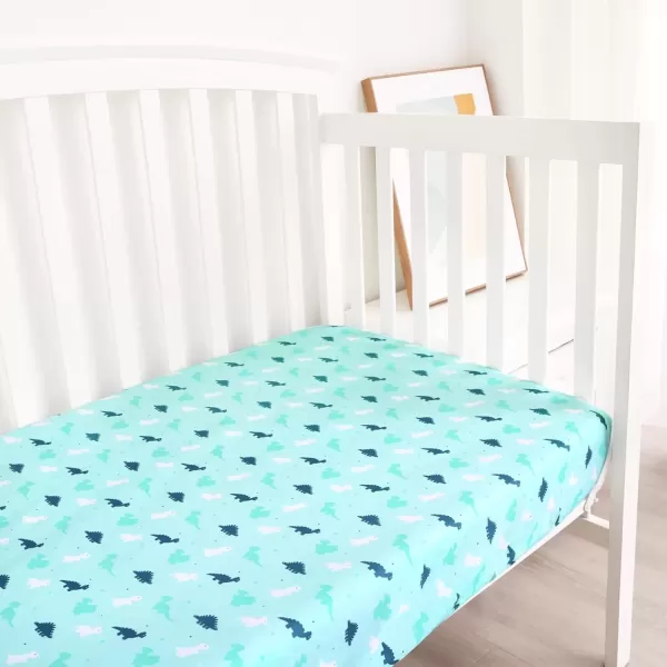 imageBassinet Sheet 4 Pack for Baby Boys or Girls Bassinet Sheets Ultra Soft Universal Fit for Most Rectangle Oval Hourglass Bassinet Mattress Bassinet Sheets GreyAqua  Navy