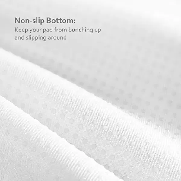 imageBed Pads Washable Waterproof2 Pack 34 x 36 Washable and Reusable Anti Slip Chuck Pads Incontinence Underpad Sheets Protector Pee Pads for Elderly Kids Toddler and Pets White and PinkWhitepink