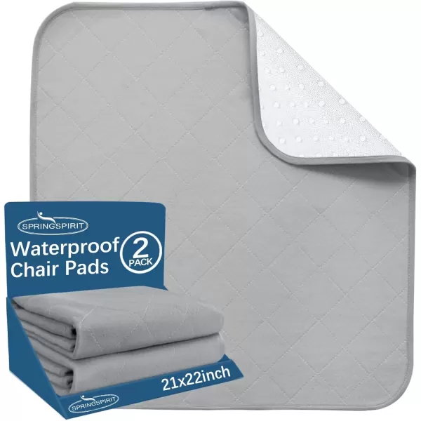 imageBed Pads Washable Waterproof2 Pack 34 x 36 Washable and Reusable Anti Slip Chuck Pads Incontinence Underpad Sheets Protector Pee Pads for Elderly Kids Toddler and Pets White and PinkGray