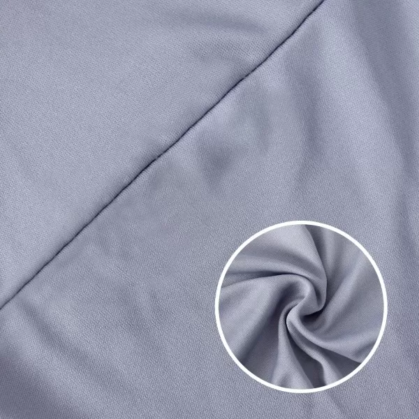imageBox Spring Cover Full Size with Smooth and Elastic Woven Material Alternates for Bed Skirt Wrinkle ampamp Fading Resistant Washable Dustproof WhiteGrey