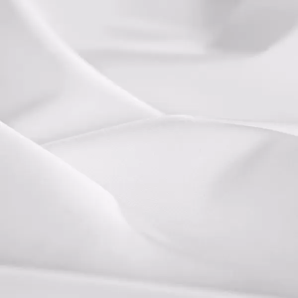 imageCozyLux Hotel Luxury Queen Bed Sheets Set  1800 Series 4Piece Embroidered Microfiber Sheets Double Brushed 16quot Deep Pocket Soft and WrinkleResistant WhiteWhite