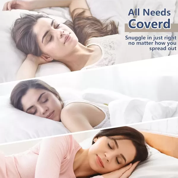 imageCozyLux Pillows Queen Size Set of 2 Soft and Supportive 3D Down Alternative Bed Pillows for Sleeping 2 Pack Luxury Hotel Quality Gusseted Bedding Pillows for Back Stomach or Side Sleepers 18x28White
