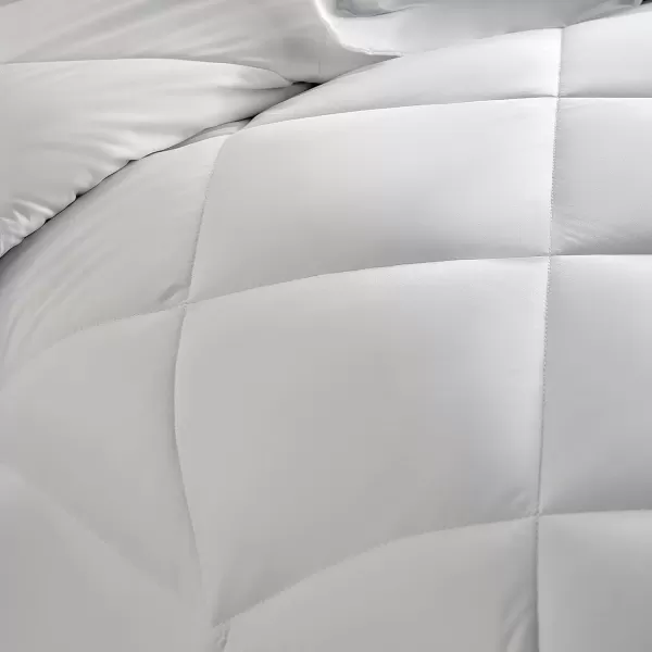 imageCozyLux Queen Bed in a Bag 7Pieces Comforter Sets with Comforter and Sheets Dark Grey All Season Bedding Sets with Comforter Pillow Shams Flat Sheet Fitted Sheet and PillowcasesWhite