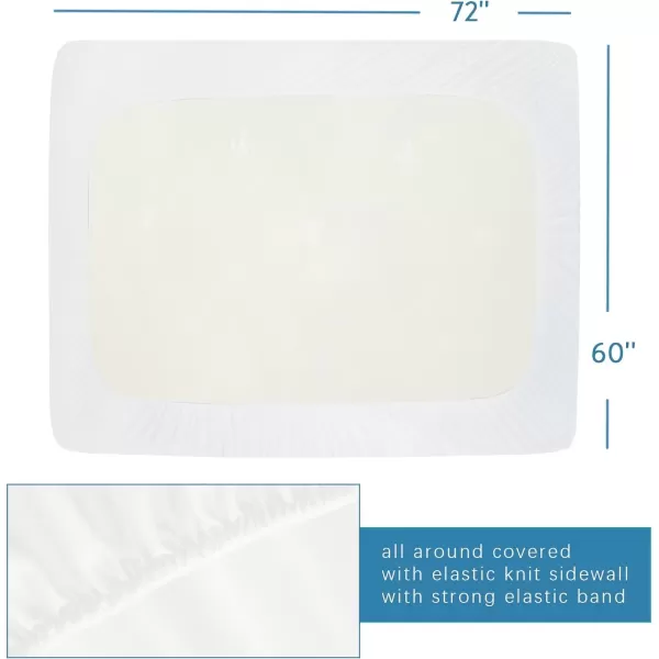 imageFull Extra Long XL Mattress Protector 100 Waterproof Full XL Sheets Fitted up to 14 Depth Ultra Soft Terry Full XL Mattress Topper Cover Noiseless ampamp Breathable Machine Washable1
