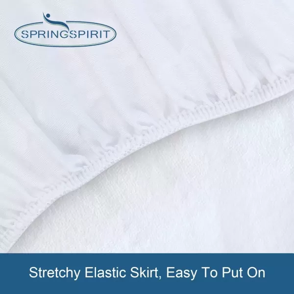imageFull Extra Long XL Mattress Protector 100 Waterproof Full XL Sheets Fitted up to 14 Depth Ultra Soft Terry Full XL Mattress Topper Cover Noiseless ampamp Breathable Machine Washable1