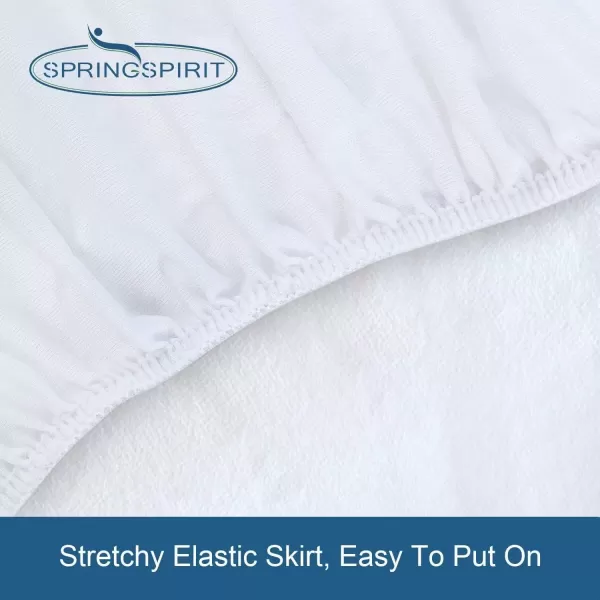 imageFull Extra Long XL Mattress Protector 100 Waterproof Full XL Sheets Fitted up to 14 Depth Ultra Soft Terry Full XL Mattress Topper Cover Noiseless ampamp Breathable Machine Washable1