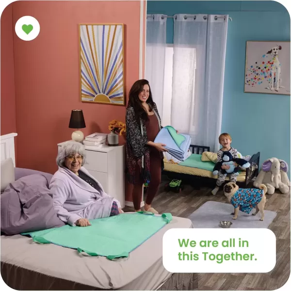 imageIMPROVIA Washable Underpads 34quot x 36quot Pack of 4  Heavy Absorbency Reusable Bedwetting Incontinence Pads for Kids Adults Elderly and Pets  Waterproof Protective Pad for Bed Couch Sofa Floor2 Pack  34x36