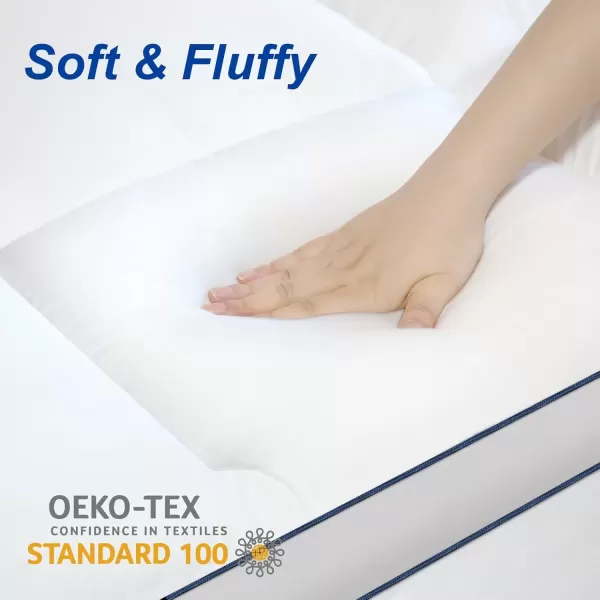 imageKAYFIA Full Mattress TopperExtra Thick Mattress Pad Cover for Deep Sleep3D7D Snow Down Alternative Fill Overfilled Plush Pillow Top with 823 Inch Deep PocketWhiteWhite