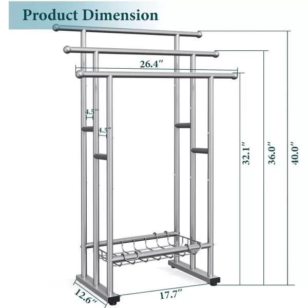imageKayfia 40quot H Free Standing Towel Rack 3 Tier Alloy Steel Stand with Basket Blanket Drying and Display Rack for Oversized Bath Towels Bathroom Accessories Next to Tub or Shower BlackGrey
