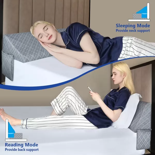 imageKayfia Mattress Protector Twin Size Waterproof Soft Breathable Noiseless Mattress Protector and Twin Size Pillow Wedge for Headboard Gap Bed Gap Filller 08quot Mattress Space with 2 Side Pocket