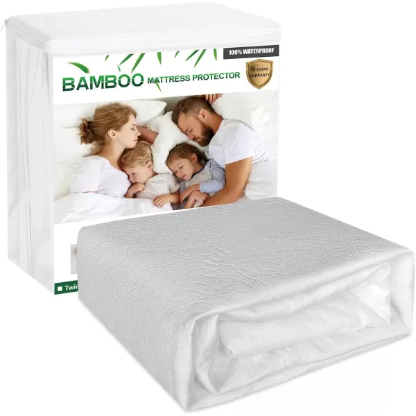 imageMattress Protector Full Size Waterproof Mattress Cover Soft Breathable Noiseless Bed Cover Deep Pocket for 615quot Pad  Machine Washable Vinyl Free 1 PackKing