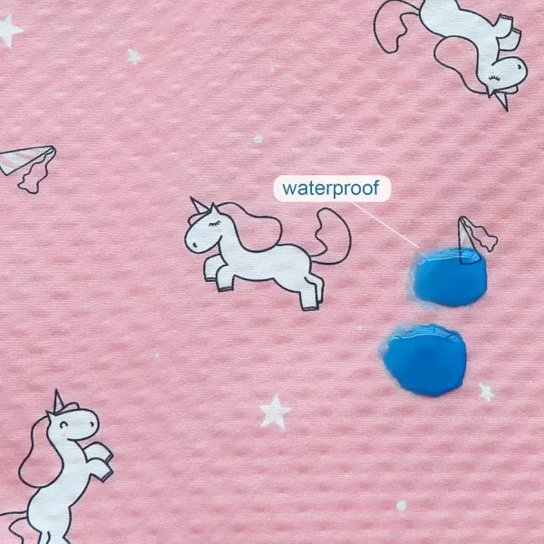 imageSPRINGSPIRIT Splat Mat for Under High Chair 2 Pack High Chair Mat for Floor Waterproof Mat Mealtime Playtime AntiSlip and Washable High Chair Mat 42quot x 46quot Dinosaurs ampamp OceanPink