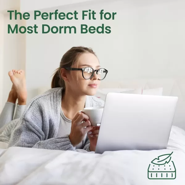 imageSafeRest 100 Waterproof Queen Size Mattress Protector  Fitted with Stretchable Pockets  Machine Washable Cotton Mattress Cover for BedPolyester