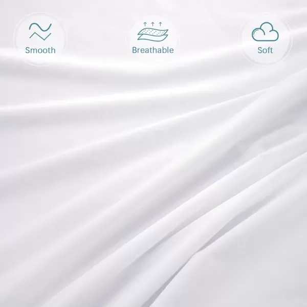 imageTwin Zippered Mattress Protector Waterproof 3457913Inches Low Profile Mattress Encasement ampamp Mattress Cover for Kids 6 Sides Wrapping Box Spring Cover Smooth ampamp BreathableFull